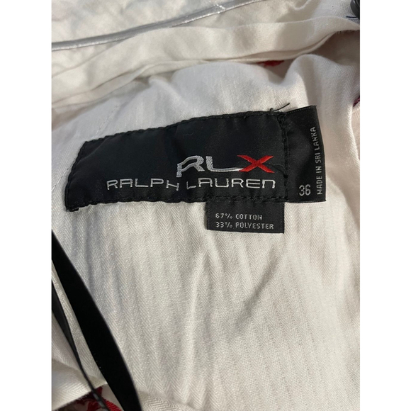 RLX Ralph Lauren Plaid Madras Colourful Preppy Golf Shorts Mens 36 Red Blue - Picture 10 of 14